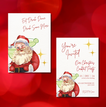 Load image into Gallery viewer, Retro Christmas Invitation