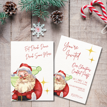 Load image into Gallery viewer, Retro Christmas Invitation