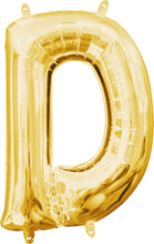 Load image into Gallery viewer, Gold Alphabet Balloon