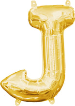 Load image into Gallery viewer, Gold Alphabet Balloon