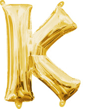 Load image into Gallery viewer, Gold Alphabet Balloon