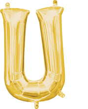 Load image into Gallery viewer, Gold Alphabet Balloon