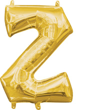 Load image into Gallery viewer, Gold Alphabet Balloon