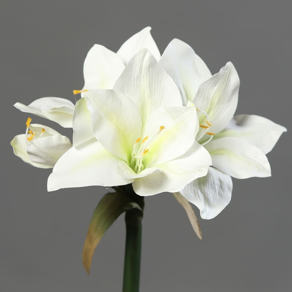 Artificial Red Amaryllis, Artificial Holiday Flowers