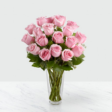Load image into Gallery viewer, Long Stem Pink Rose Arrangement