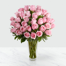 Load image into Gallery viewer, Long Stem Pink Rose Arrangement