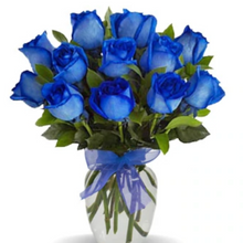 Load image into Gallery viewer, Extreme Blue Hues Fiesta Rose Bouquet