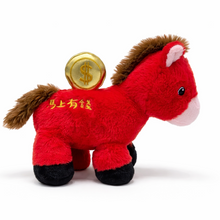 Load image into Gallery viewer, Year of the Horse Plush - Lunar New Year Wealth &amp; Success Symbol
