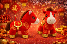 Load image into Gallery viewer, Year of the Horse Plush - Lunar New Year Good Fortune Toy
