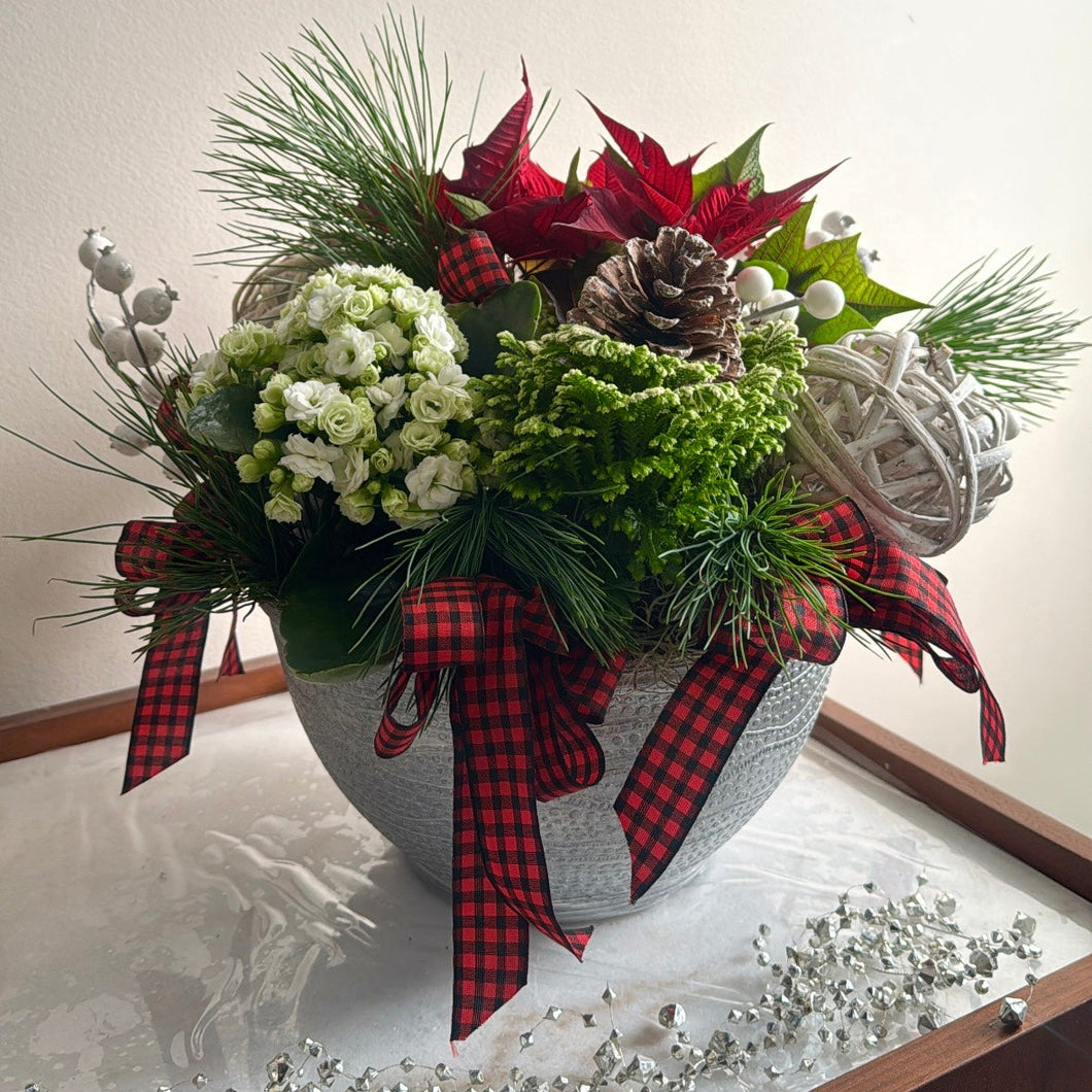 Holiday Winter Planter