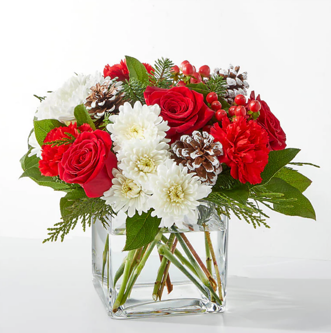 Snowberry Christmas Arrangement