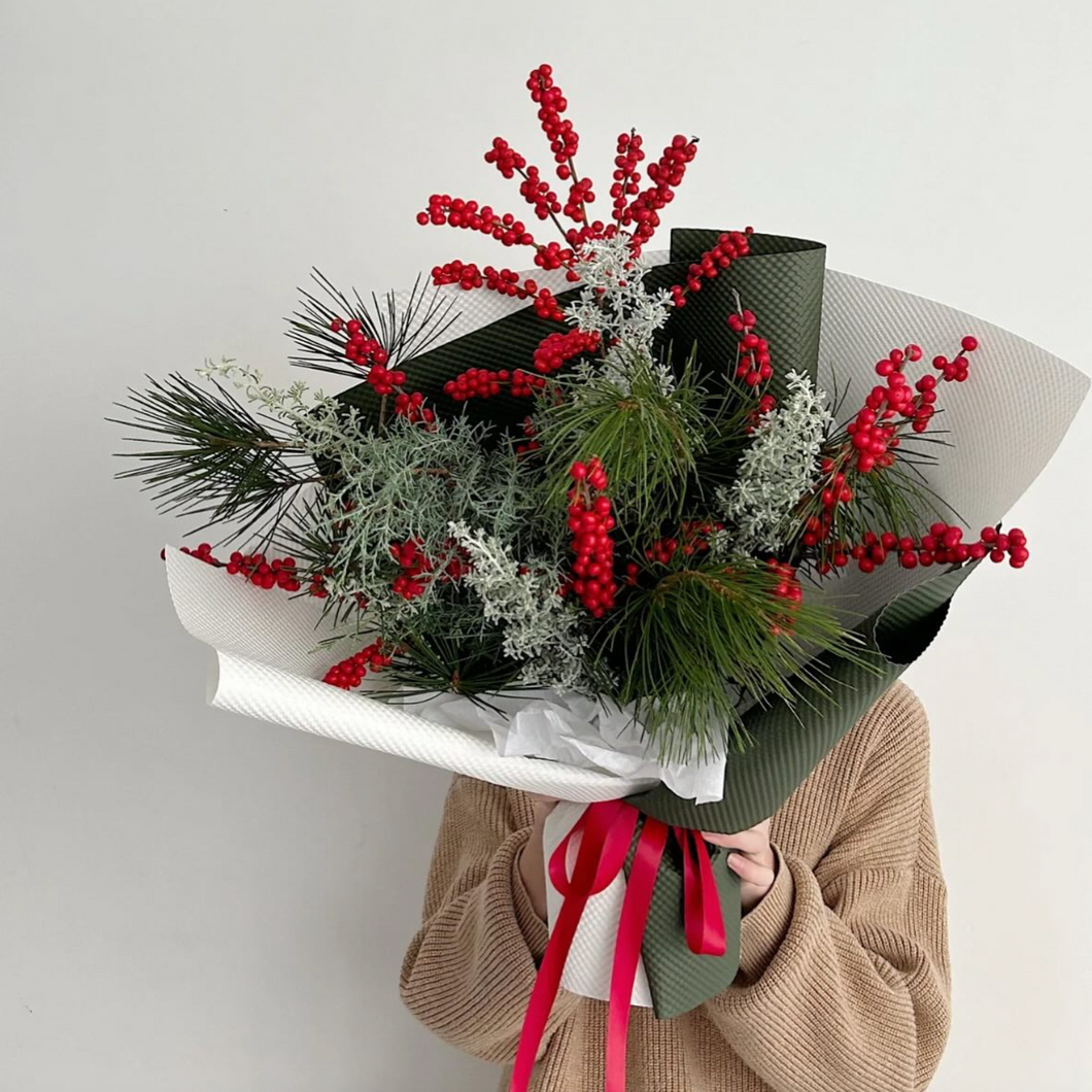 Winterberry Pine Bouquet