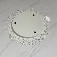 Load image into Gallery viewer, White Lace Charger Plates
