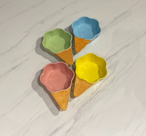 Ice Cream Cone Bowls