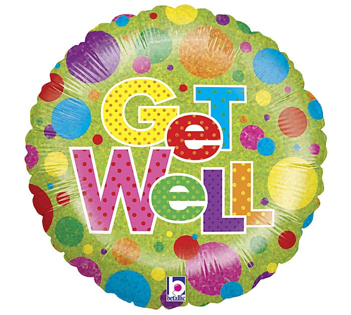 Holographic Get Well Balloon