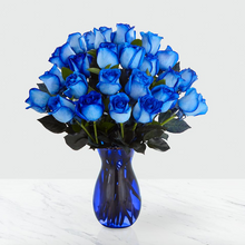 Load image into Gallery viewer, Extreme Blue Hues Fiesta Rose Bouquet
