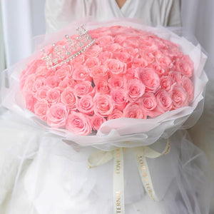 Luxury Rose Bouquet - Fancy Wrapping