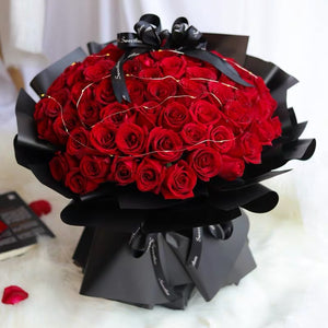 Luxury Rose Bouquet - Fancy Wrapping