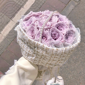 Tweed Rose Bouquet - Fancy Wrapping