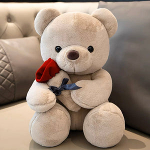 Bear with Rose